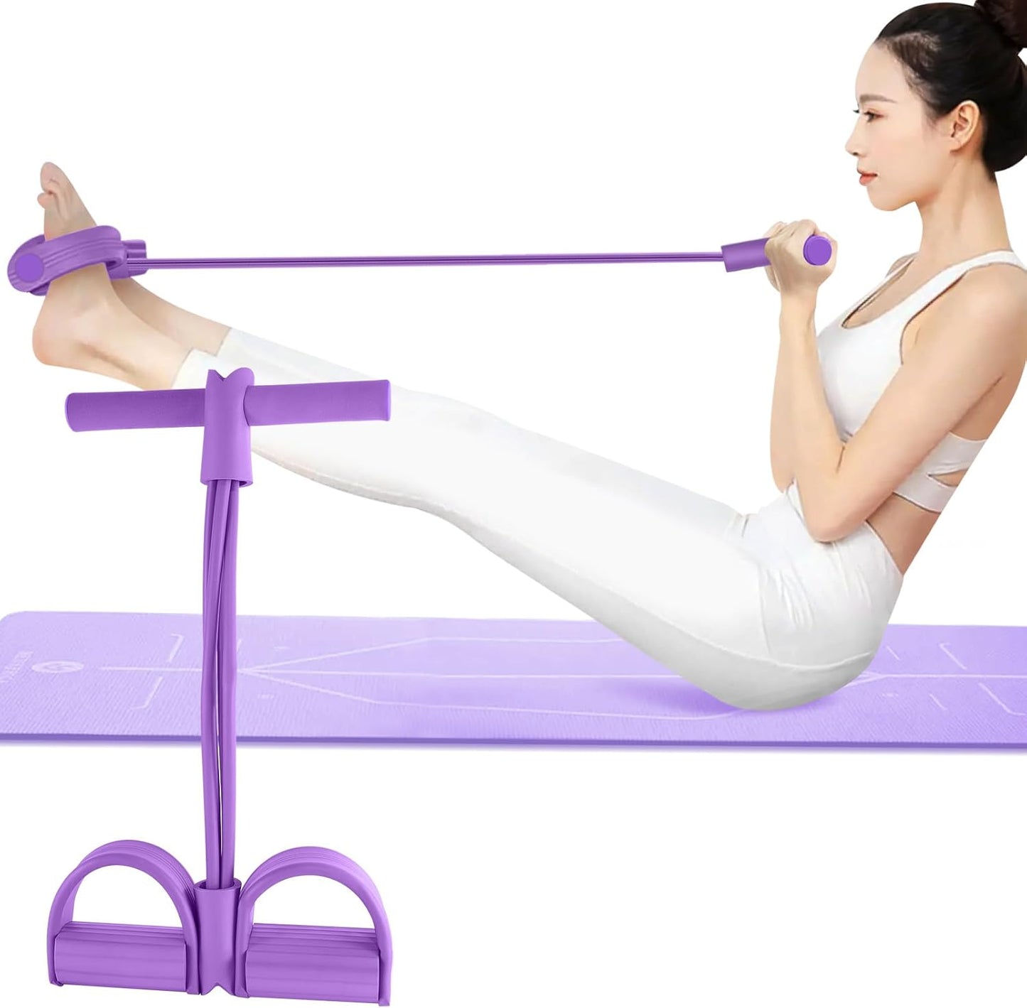 Portable Resistance Band Sit-Up Trainer – Full Body Workout