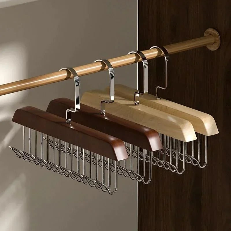 Multifunctional Wooden Hanger