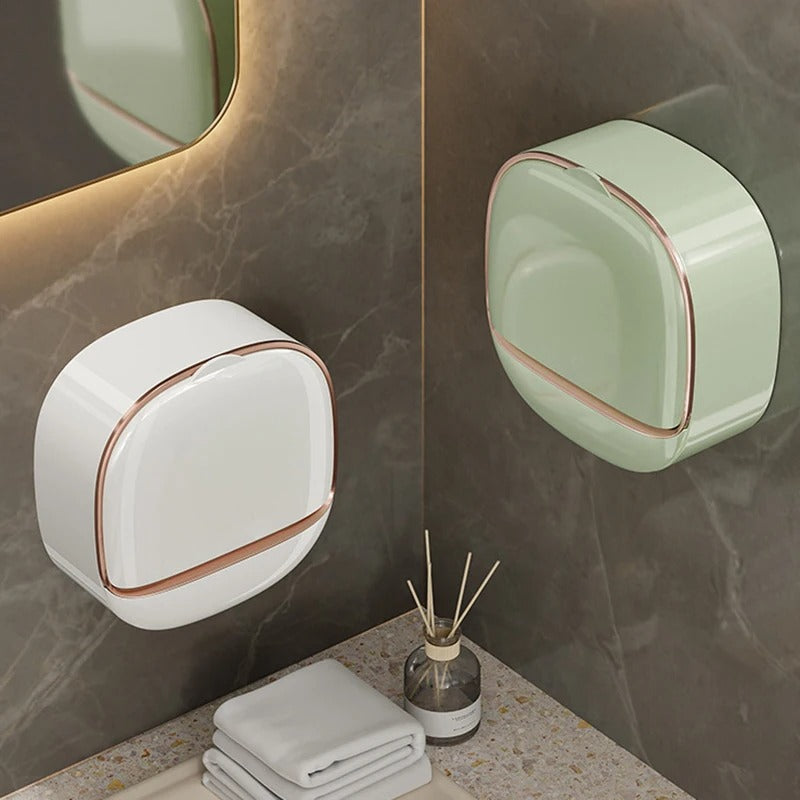 Luxury Soap Holder with Drain Tray (Pack of 2)