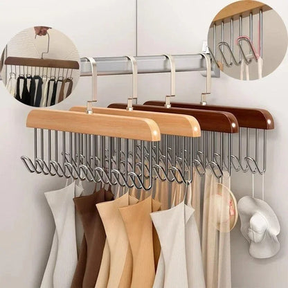Multifunctional Wooden Hanger