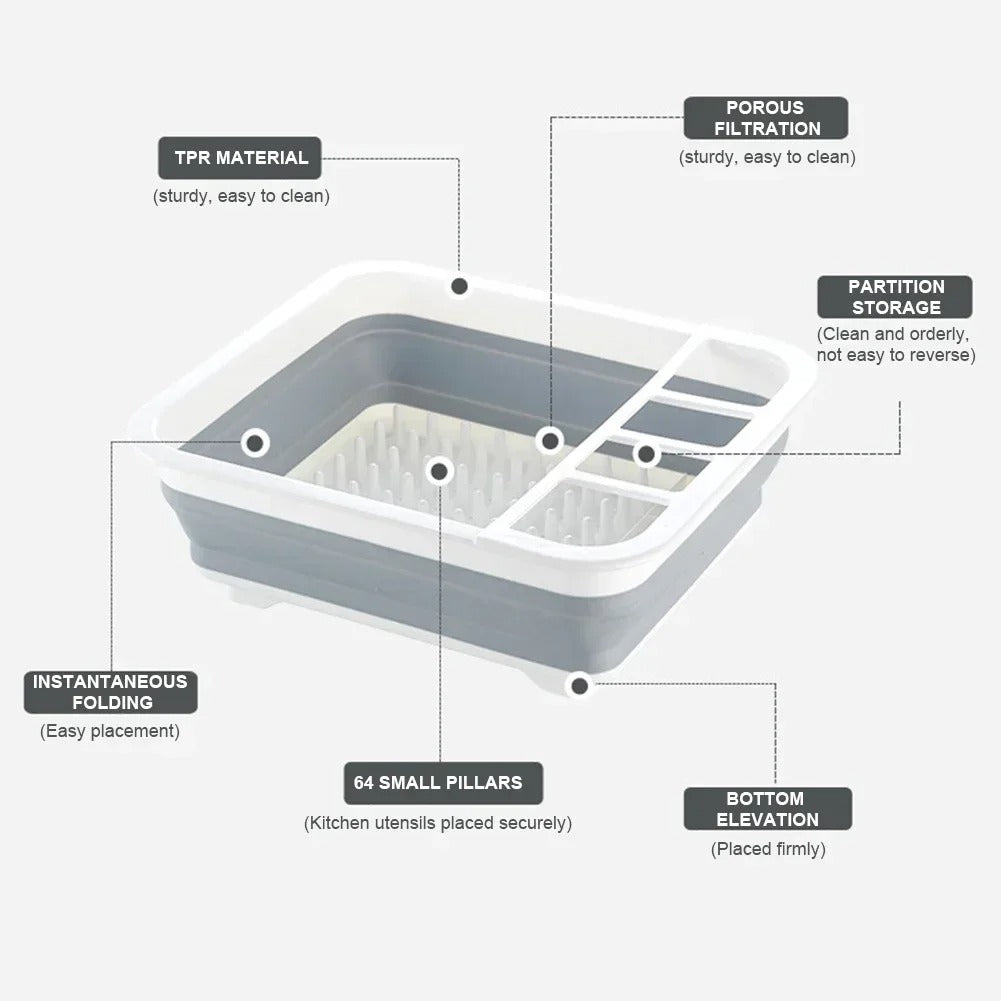 foldable drainer dish rack