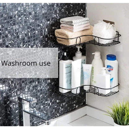 Self-Adhesive Bathroom Corner Rack