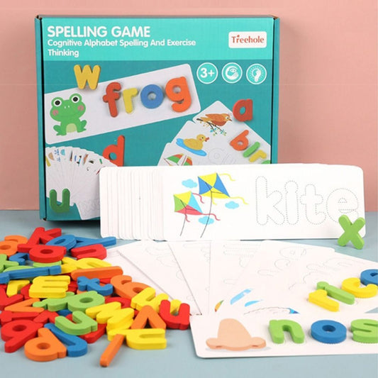 Spell Matching Alphabet Puzzle Cards Game